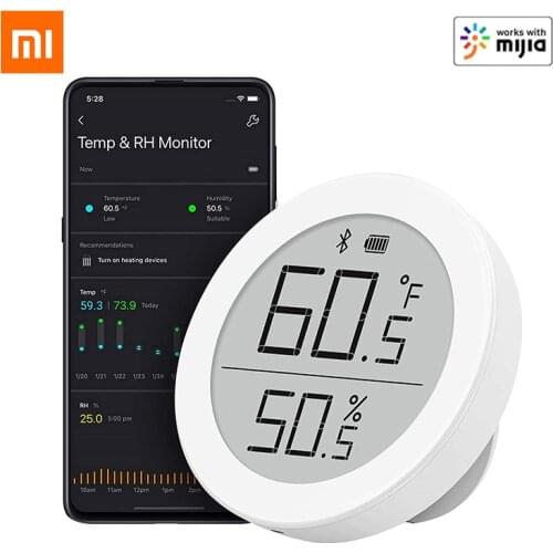 Youpin Qingping Digital Bluetooth Thermometer and Hygrometer Electronic Ink Screen 30 Days Data Automatic Recording Mi home app