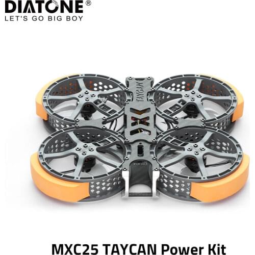 Diatone TAYCAN 25 Cinewhoop Power Kit wiht MAMBA F411 25A AIO 25.5mm 1404 5000KV Motor FPV Drone