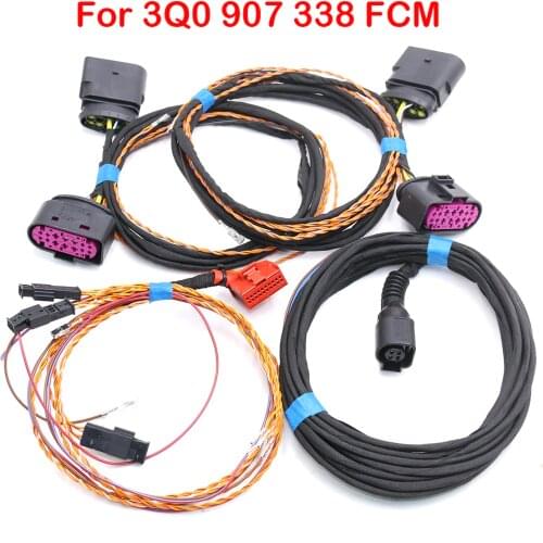 FOR VW Golf 7 MK7 Xenon Headlight Auto Leveling Range Headlight Cornering AFS cable/Harness Xenon Lamp LED Light 3Q0 907 338 FCM