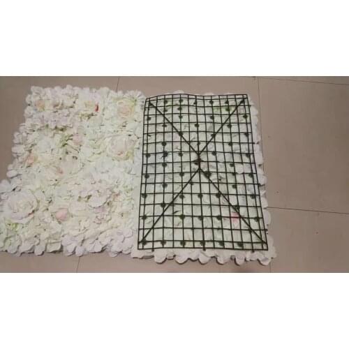 40*60cm Artificial Rose Flower Wall Festival Party Wedding Backdrop Shop Display Flower Panel Hanging Flower Mat Background