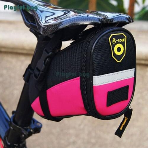 Playful bag Bicycle Tail Bag Riding Bike Seat Bag Outdoor Riding Equipment Portable Bag Bike Accessories BA09