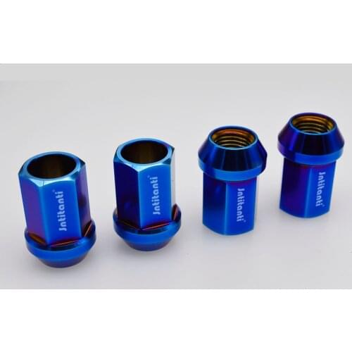 Cone seat open end titanium alloy hub nuts m14*1.5*35