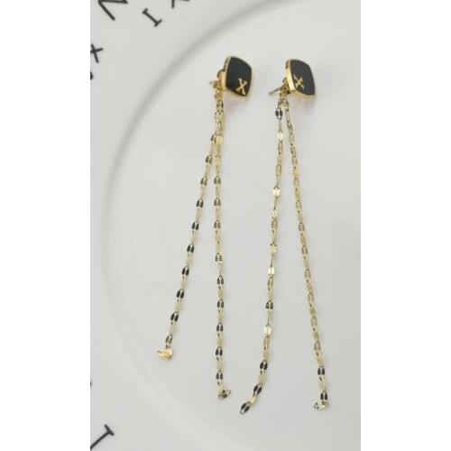Classic Korean earring stainless steel women