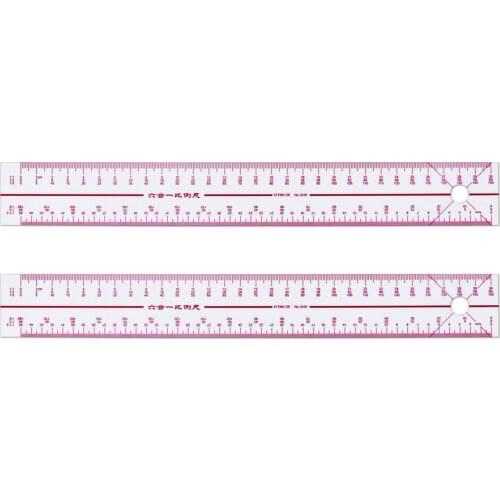 3430 6-in-1 scale ruler art ruler learning multi-functional ruler clothing template design ruler