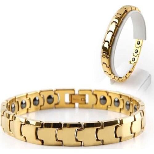 Stainless Steel Bracelet Titanium Steel Jewelry Germanium Magnet Energy Bracelet Fashion Jewelry Holiday gift