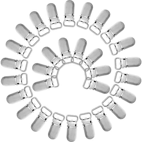 30Pcs Metal Fopspeen Clips Voor Baby Leuke Baby Fopspeen Sluitingen Grappige Accessoires