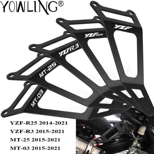 Motorcycle Rear Foot Rest Blanking Plates For YAMAHA YZF-R25 YZF-R3 MT-25 MT-03 YZF MT R25 R3 25 03 YZFR25 YZFR3 MT25 MT03 2015