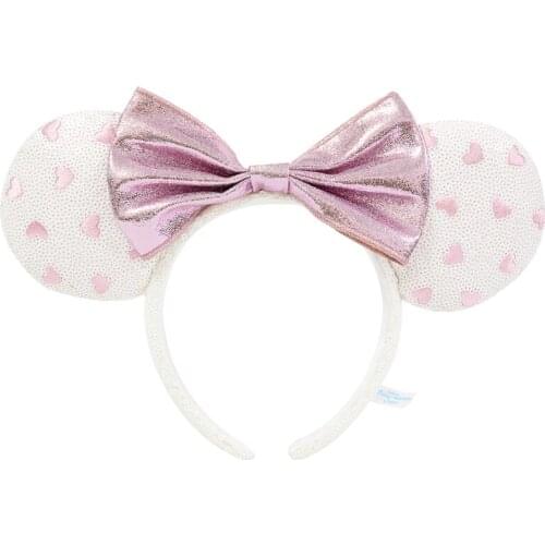 New Disney Mickey&Minnie Bowknot Headband Hairpin Hair Accessories High Quality Christmas Gifts For Adults/Kids