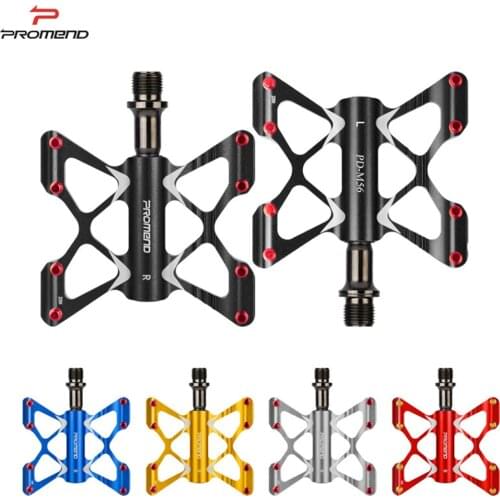PROMEND Aluminum Alloy Bike Pedal 3 Seal Bearings High Strength Durable 16 Anti-Slip Nails Ultralight Bicycle Accessories Pedals