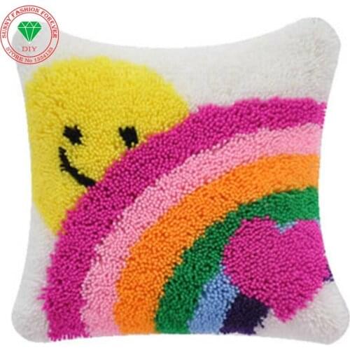 Gift lover Diy Needlework pillowcase embroidery Handmade carpet sets embroidery stitch thread Stitch Threads embroidery Carpets