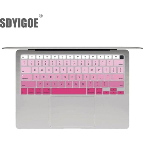 Dust Proof Film Silicone Laptop Keyboard cover Waterproof For Macbook Air 13 2020 style A2179 Keyboard Cases Laptop Accessories