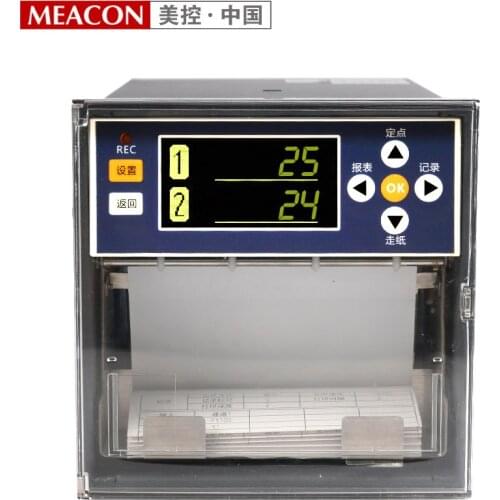 Paper Recorder Direct Thermal Printing Dot Paper Type Curve Recorder Temperature Pressure Furnace Temperature Recorder