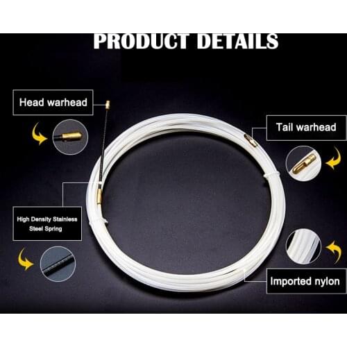 Nylon Wire Cable Electrical Fish Tape Puller Extractor Guide Device for Electrician PR Sale