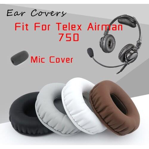 Ear Covers Ear Pads For Telex Airman 750 Headphone Replacement Earpads