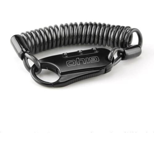 GIYO L-04 Bicycle Cable Lock 3-digit Code Safe Wire-Lock Helmet Saddle Wheel MTB Bike Password Locks