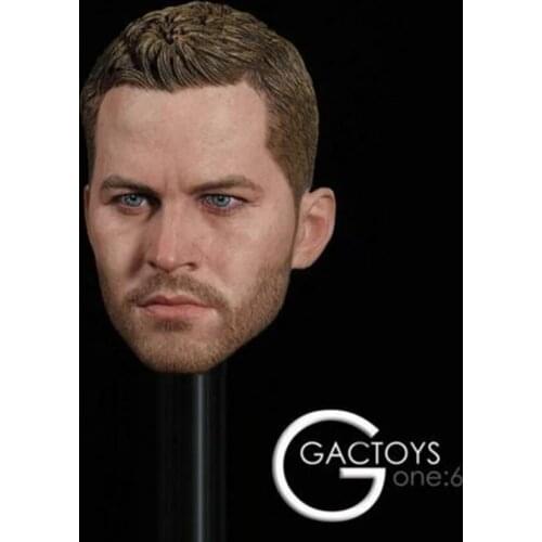 1/6 GC028 Gaztoys Paul Walker Male Head Sculpting Figure Model Fit 12“ Action Figure Body