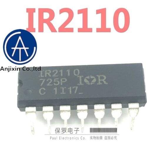 10pcs 100% orginal new real stock Bridge driver IR2110 IR2110PBF DIP-14