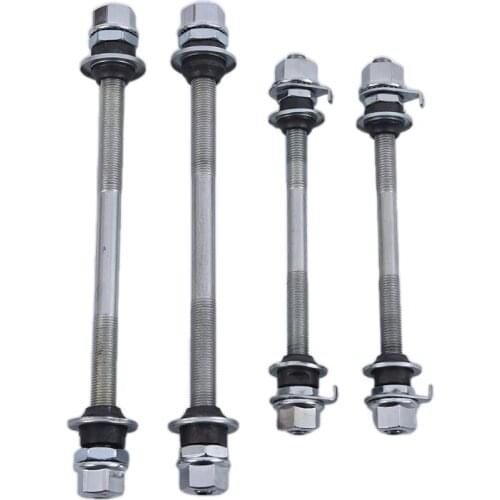 150/180mm Bicycle Wheel Hub Axle Front Rear Steel Solid Spindle Shaft Vintage Front/rear Axle Lever Bike Repair Tool Accessories