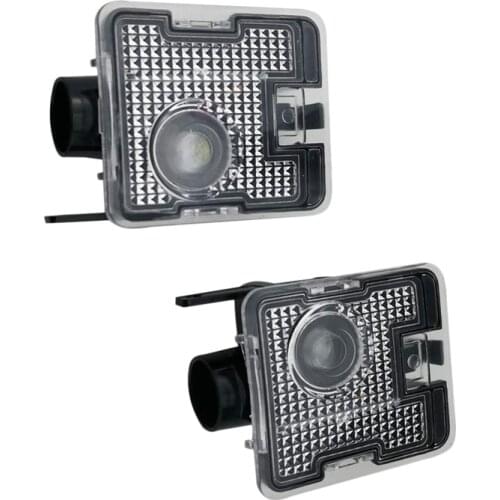 2Pcs Car Side Led Lighting Sign Projection Lamp Rearview Mirror Lighting Welcome Light For Fox Focus Rs St