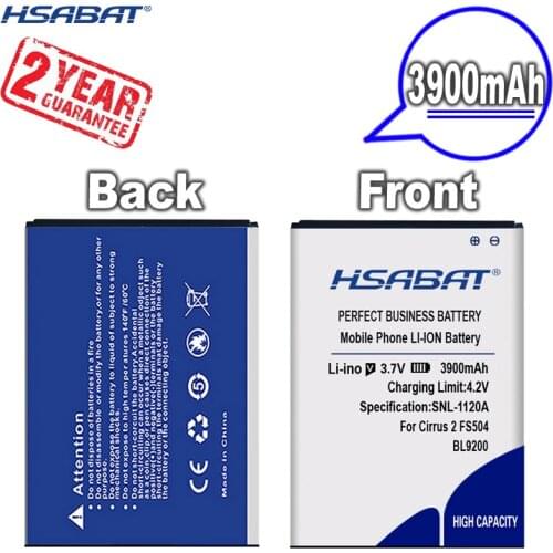 New Arrival [ HSABAT ] 3900mAh BL9200 Replacement Battery for FLY Cirrus 2 FS504 BL9200