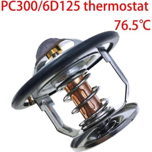 Automotive engineering machinery, excavator parts, engine thermostat for Komatsu 6D125 thermostat