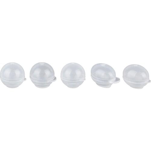 Behogar Different Sizes Round Ball Silicone Epoxy Resin Molds for DIY Handcraft 3D Jewelry Making Dome Ring DIY Crafts