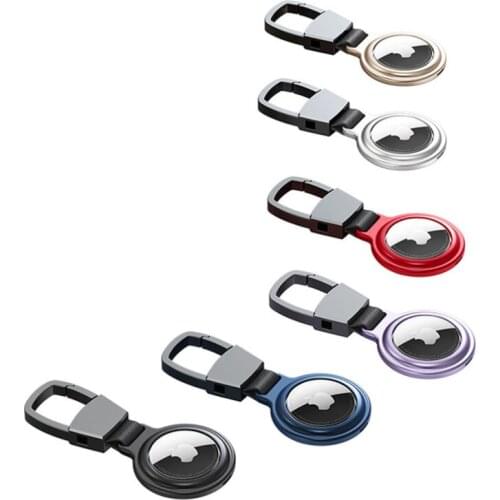 For Airtag Case Magnetic Metal Locator Tracker Protective Sleeve for Apple Airtags Anti-lost Device Keychain Protector Cover