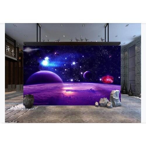 Photo Custom Wallpaper 3D Stereo Universe Starry Sky Mural Childrens Bedroom Background Wall Papers Painting Papel De Parede