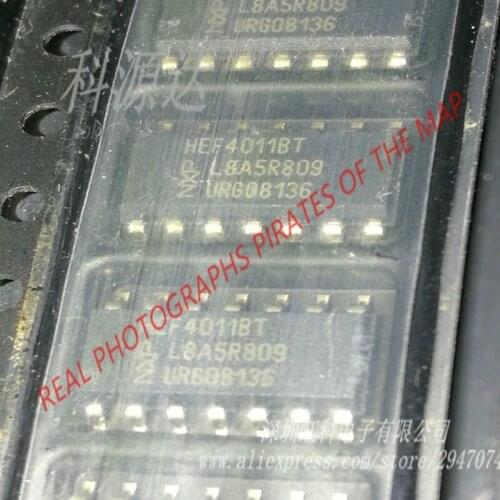 HEF4011BT HEF4011B Quadruple 2-input NAND gate Original in stock 10pcs/bag
