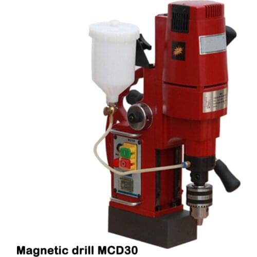 Multifunctional Suction Iron Drill Magnetic Block Drilling MCD30 Bench Drill Small Drilling Machine Strong Magnetic Base 220V YZ