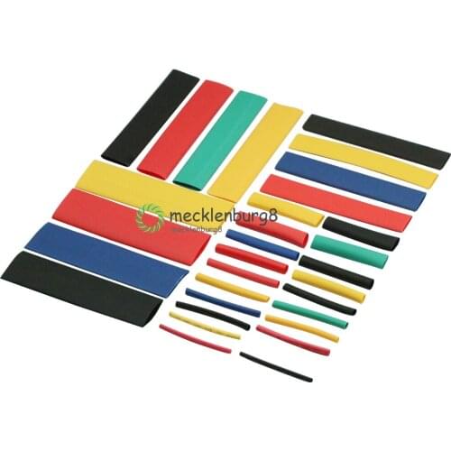 164pcs Set Polyolefin Shrinking Assorted Heat Shrink Tube Wire Cable Insulated Sleeving Tubing Set 2:1