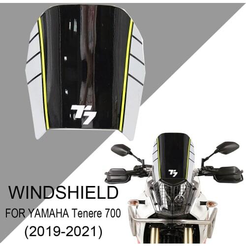 NEW Motorcycle Windscreen Windshield Wind Screen Shield For Tenere 700 Tenere700 TENERE700 TENERE 700 2019 2020 2021