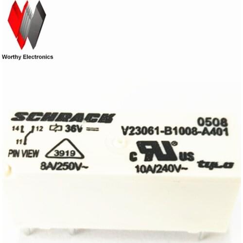 Wholesale 10pcs/lot relay V23061-B1008-A401 36VDC