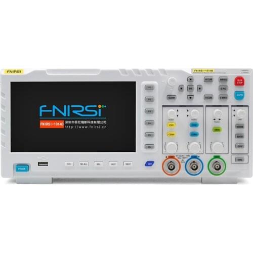 FNIRSI 1014D 100MHz Digital Oscilloscope Dual Channel Input Signal Generator Osiloscopio Digital 1GSa/S 1GB Storage Waveform
