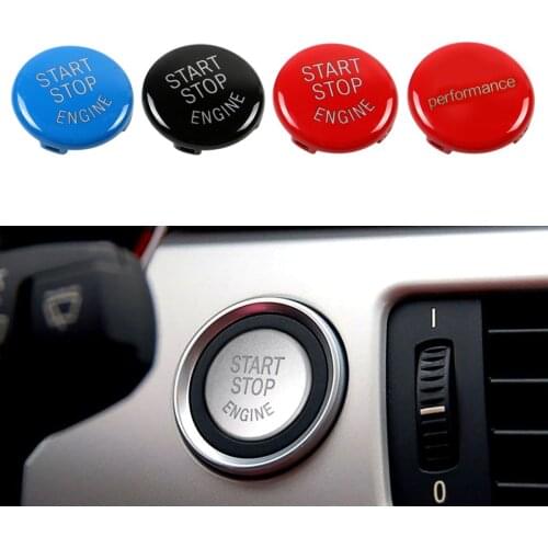 Fit for BMW E87 E60 E83 E84 E89 for BMW E90 E91 E92 E93 Car Engine Start Button Replace Cover Stop Switch Accessories car Decor