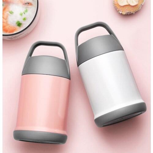 450ml/560ml Thermal Lunch Box Double Stainless Steel Thermos Mug Portable Food Soup Containers Thermocup