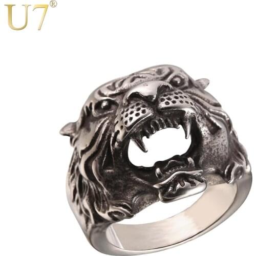 Панк-кольца для мужчин U7 China At AliExpress