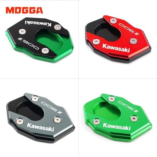 Z900 For Kawasaki Z900RS Z 900 RS All Year Universal Motorcycle Kickstand Plate Extension Pad Foot Side Stand Enlarger 2021 2020
