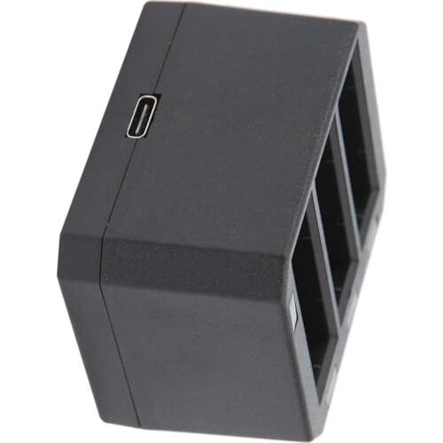 Battery Charger for Action Camera Battery Charger Set Compatible with for OSMO Action Camera Battery with 3 Channels Charger