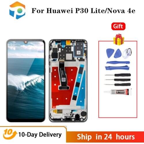 AAA+++ Screen For Huawei P30 Lite LCD Display Digitizer Assembly Touch Display Apply to Huawei Nova 4e LCD Replacement Parts Ori
