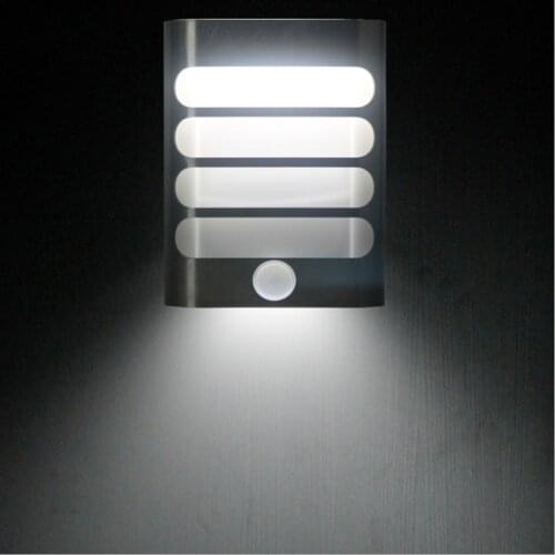 Wireless LED Night Lamp Smart PIR Infrared Motion Sensor Wall Lamps Convenient Emergency Light for Room Bedroom Pathway Lighting