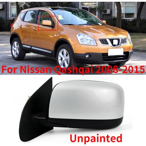 CAPQX 3/5/9 Wire For Nissan Qashqai 2008-2015 Side Rear View Mirror Rearview mirror Reverse Mirror Reflector Assy