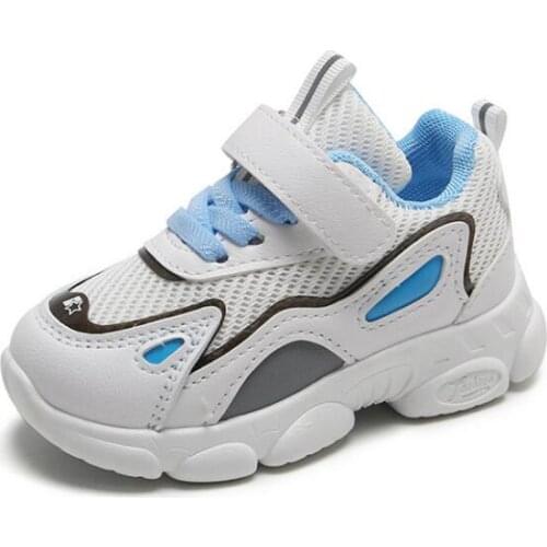 Children Shoes 2021 New Toddler Boys Girls Sport Shoes Reflective Shoelace Breathable Outdoor Tennis Fashion Kids Sneakers