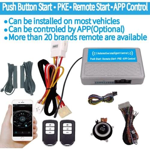 Push start keyless entry Remote engine Start for Honda motor 4G or 2G smart phone APP control vehicle module is optional