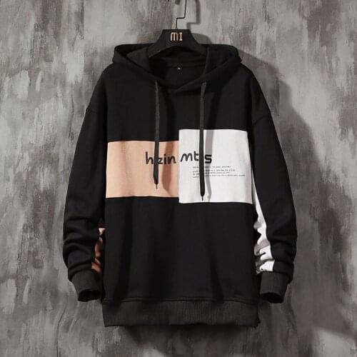 Designer Plus Size 4XL Men Fashion 2 Color Letter Printed Cotton No Pocket Pullover Hoodies