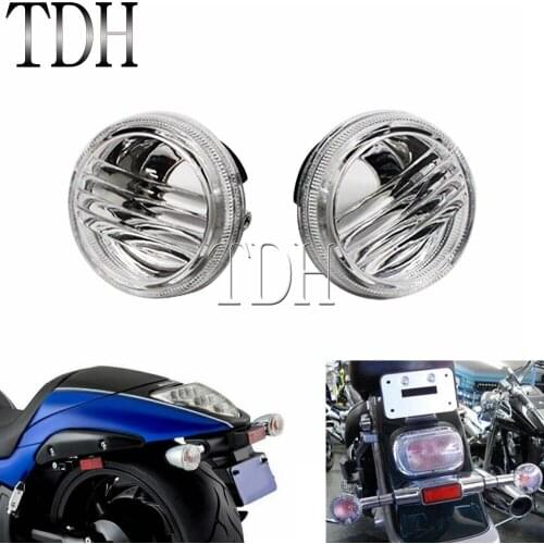 For Suzuki Boulevard M50 C50 C90 M109R C109R VL800 Intruder Motorcycle Clear Turn Signal Light Indicator Lens Cover 2005-2012