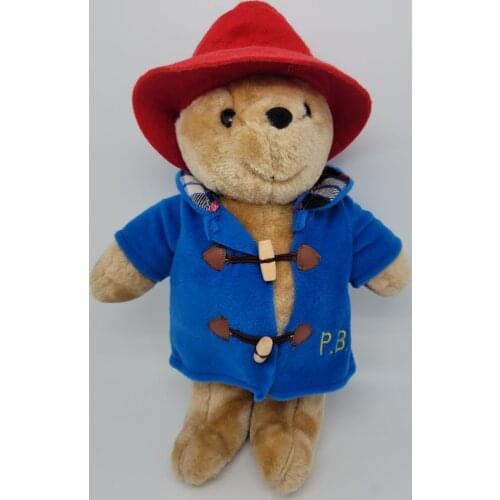 Paddington Bear Plush Stuffed Animal Teddy Hat and Coat 14"