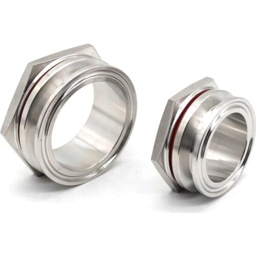 Bulkhead Compression Fitting 1.5”2" TC homebrew Weldless Bulkehad 304 Stainless Steel Homebrew Kettle Bulkhead