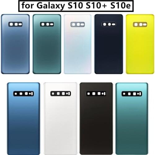 For SAMSUNG Galaxy s10 s10+ s10e Back Battery Cover Door Rear soft Housing Case Replacement Battery Cover