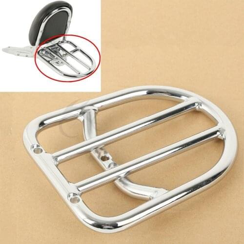 Motorcycle Chrome/Black Luggage Rack For Harley VRSCA VRSCB VRSCD 2002-2006 VRSCR 2006-2007 VRSCAW VRSCDX VRSCD VRSCX 2007-2011